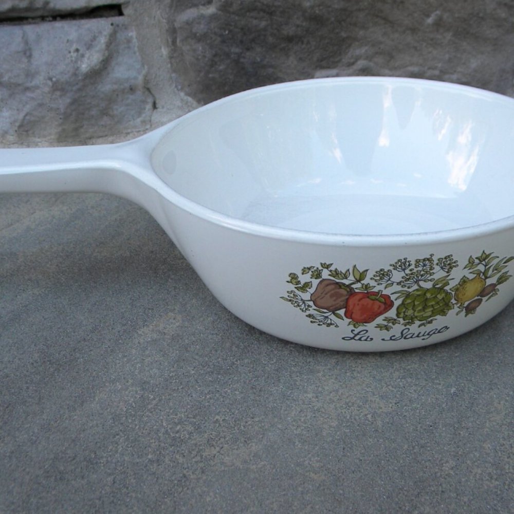 Corning Ware (Corelle) Spice of Life 1 Pint Dish with Handle